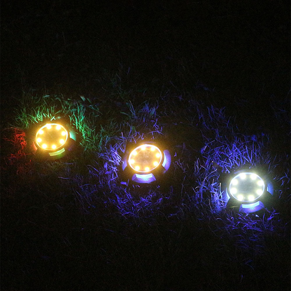 Colorful Outdoor Solar Powered Garden Lamp
