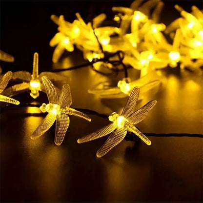 Outdoor Solar Powered Fairy Lights 20 LEDs 8 Modes Waterproof
