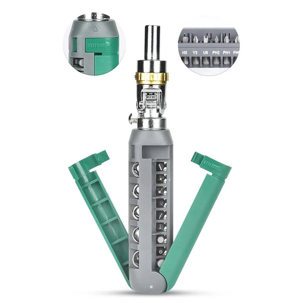 Fesara | 14-in-1 Adjustable Ratchet Tool Set - Fesara