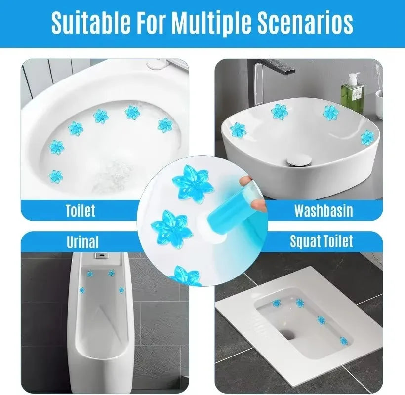 Fresh Bathroom Gel Flowers for Toilet and Urinal