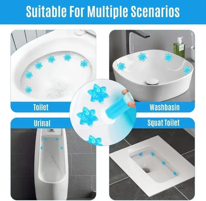 Fresh Bathroom Gel Flowers for Toilet and Urinal