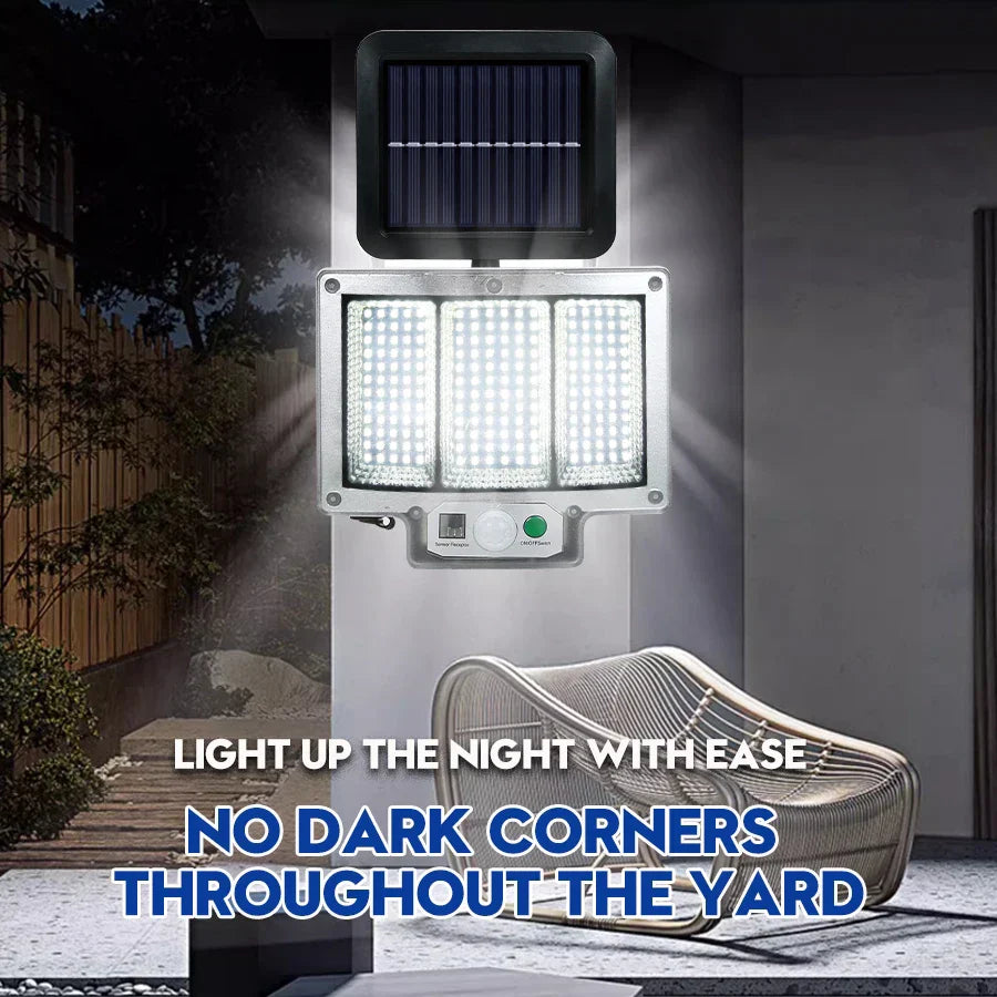 Bright Outdoor Solar Motion Light with Remote Control