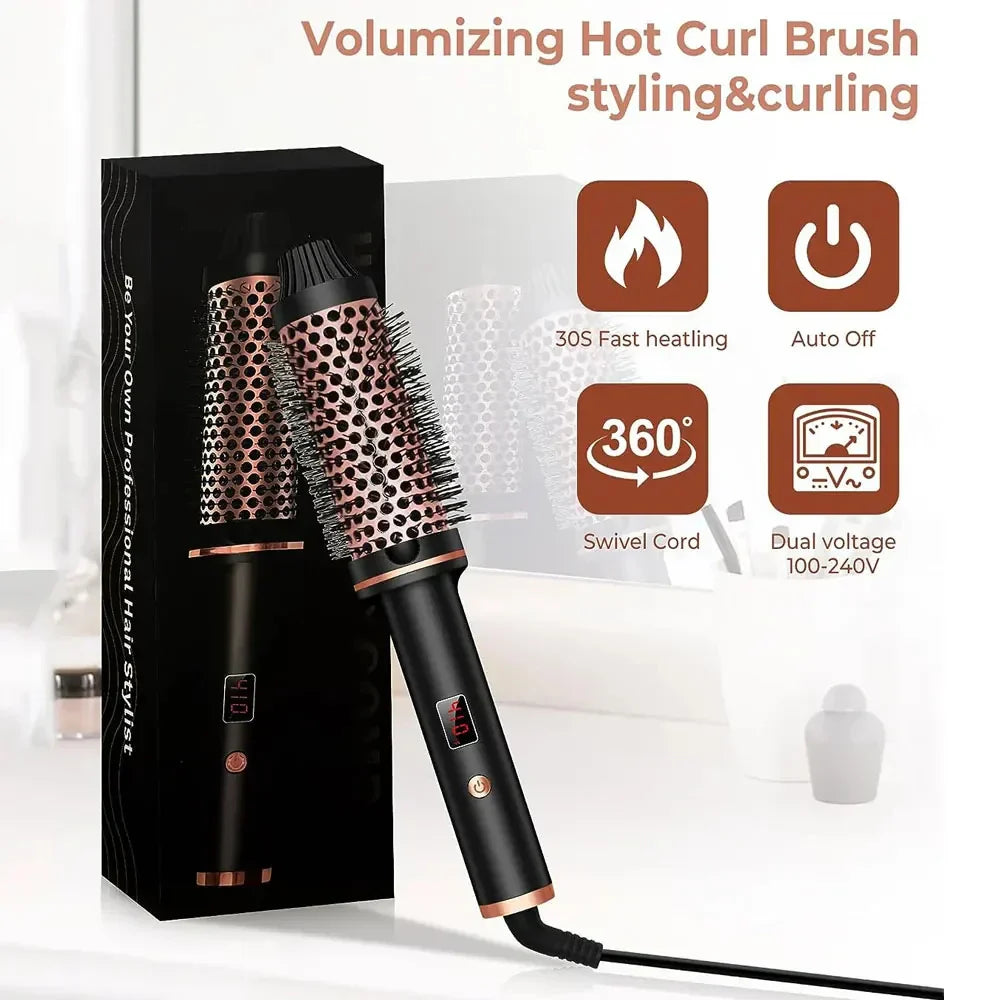 Fesara Stylique 3-in-1 Hair Styler & Curler with Thermal Brush