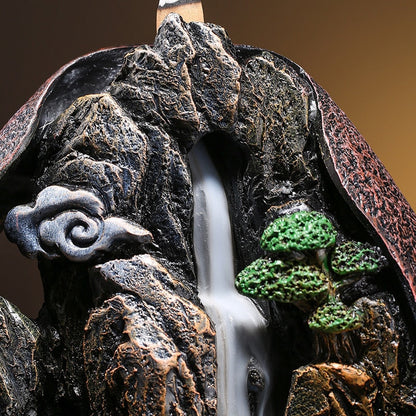 Calming Waterfall Incense Holder for Home Relaxation