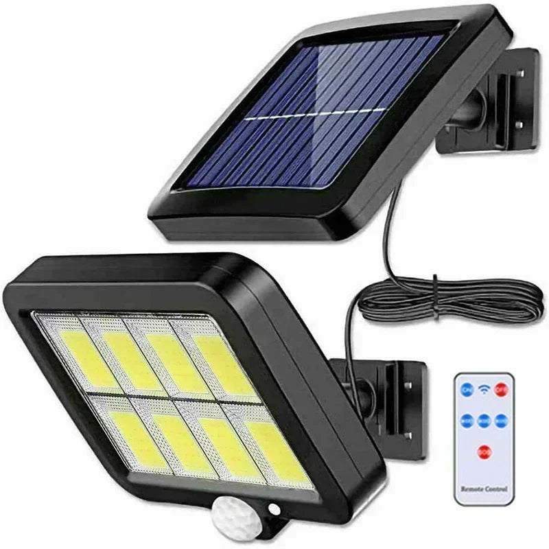 Bright Solar Powered LED Outdoor Motion Light - Fesara