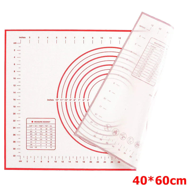 Easy Bake Non-Stick Silicone Mat with Measurement Guide