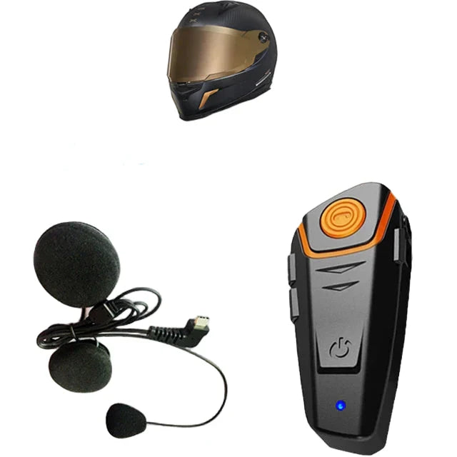 Waterproof Long Range Motorcycle Bluetooth Intercom System - Fesara
