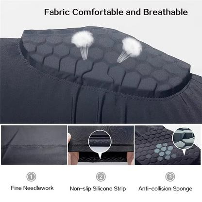 Protective Shock Absorbing Knee Pads for Athletic Support