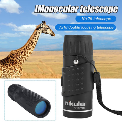 Portable Compact Waterproof Monocular Telescope