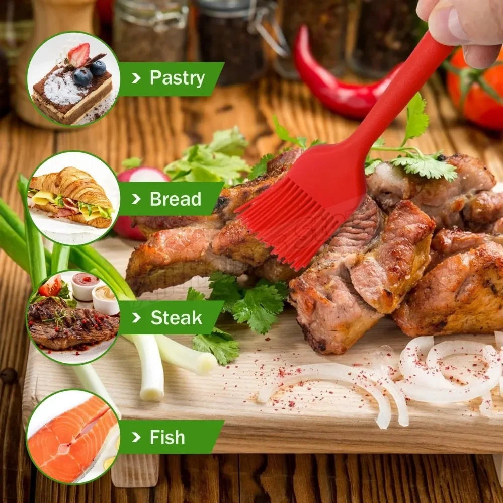 Non-Stick BBQ Grill Brush with Heat Resistant Bristles