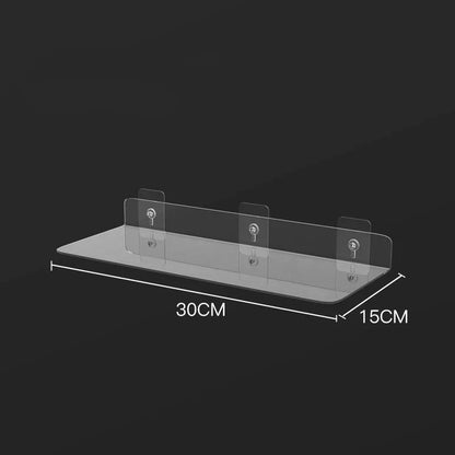 Modern Glass Wall Shelf