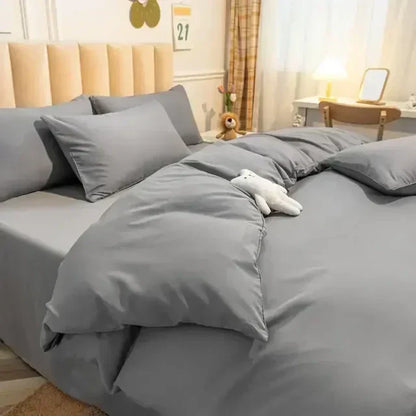 Soft Reversible Duvet Cover Set