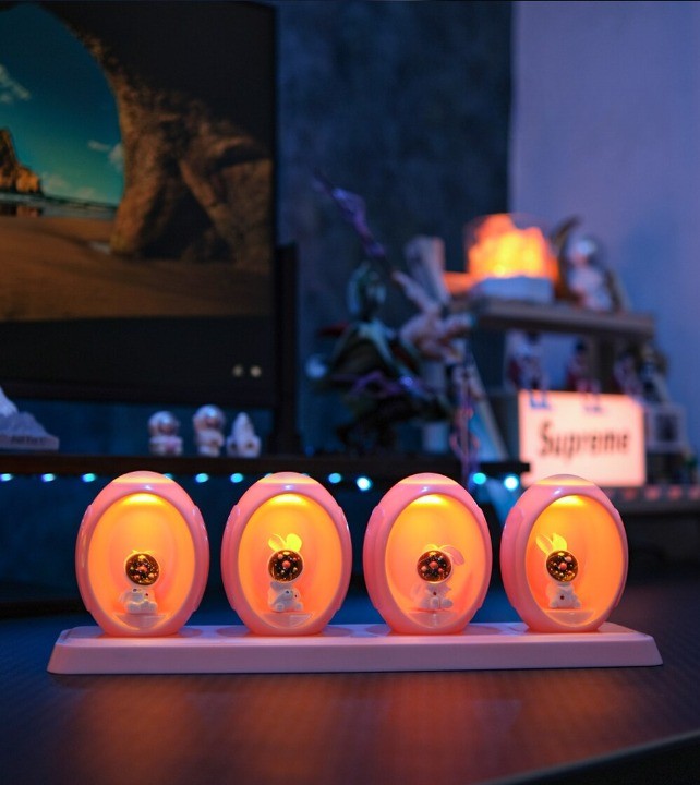 Colorful Voice Controlled Night Light Lamp