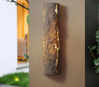LUXELY Modern Outdoor Wall Lamp - IP65 Waterproof Resin Exterior Wall Light-3