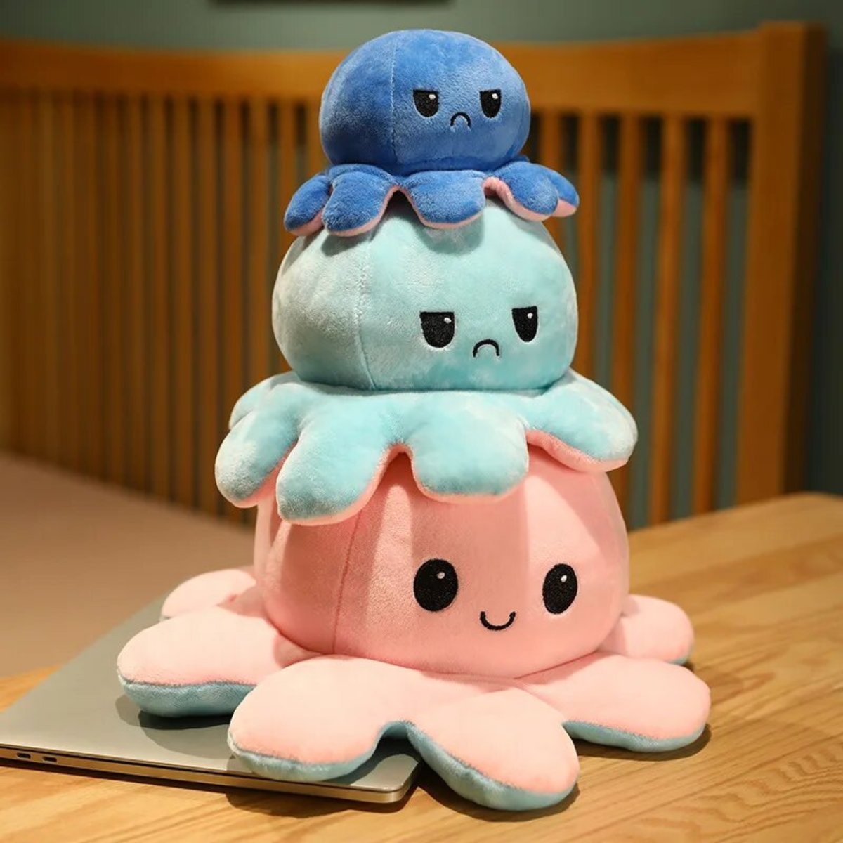 Funny Reversible Octopus Plush Toy