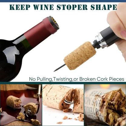 Quick 2-in-1 Wine Bottle Air Pump Opener