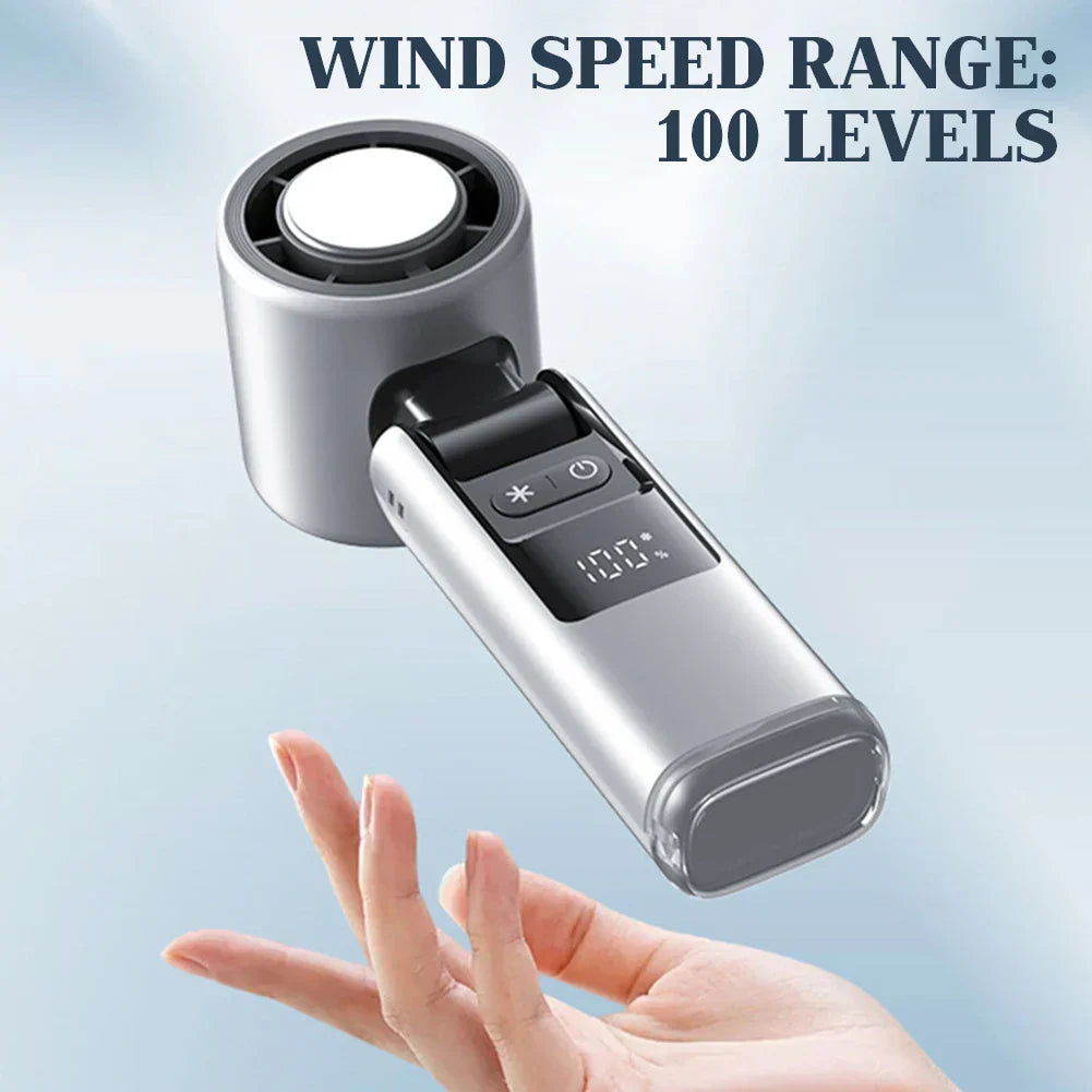 Portable Mini Handheld Fan with 100 Speeds