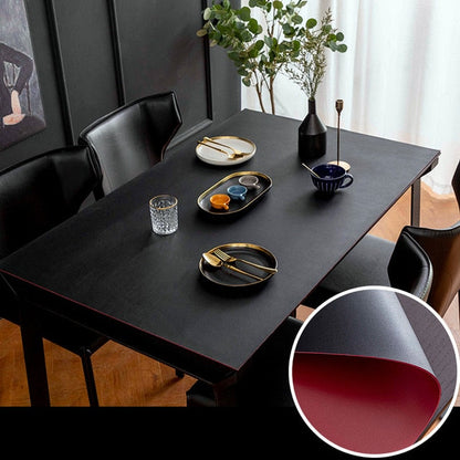 Simple Leather Waterproof Table Pad