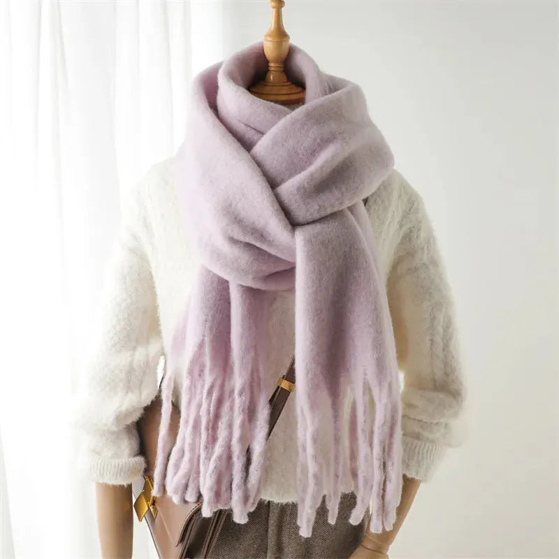 Cozy Solid Color Fesara Throw Blanket