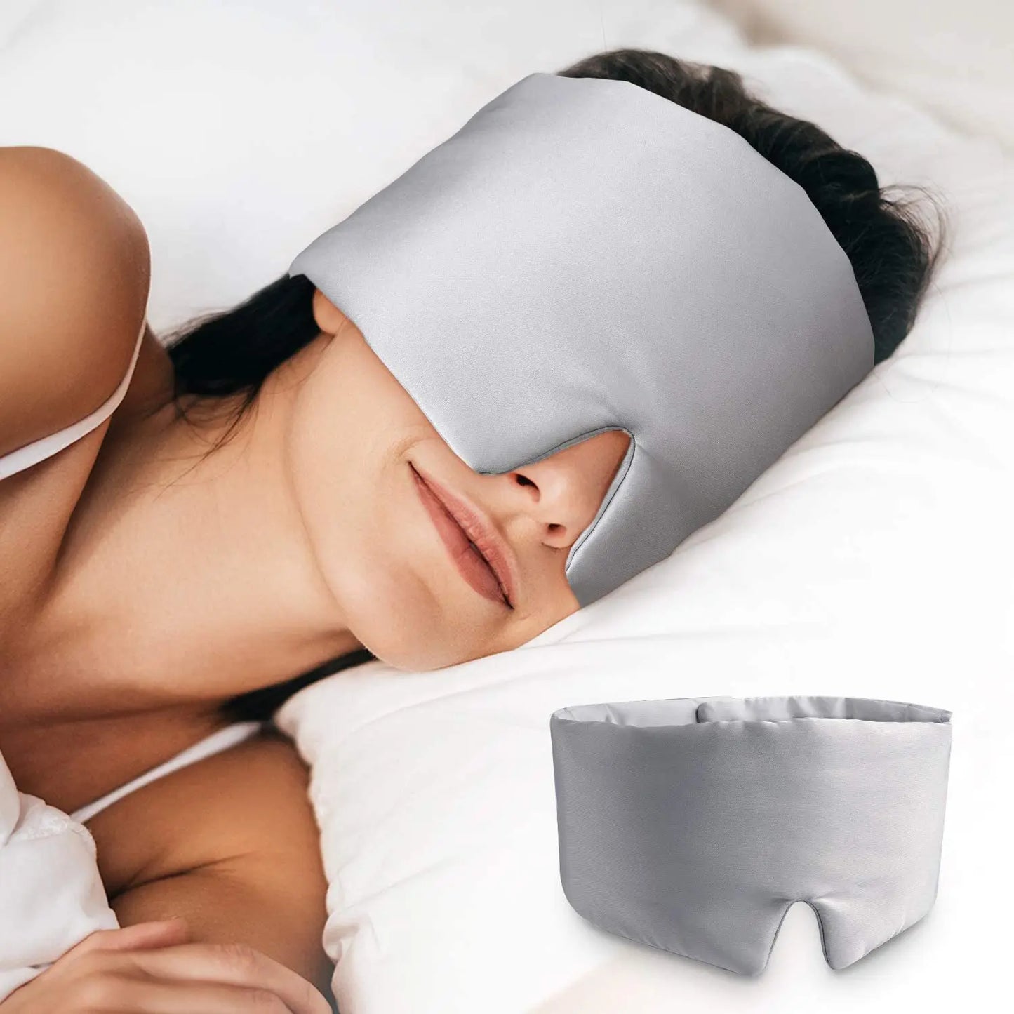 Soft Silk Sleep Eye Mask for Travel Comfort - Fesara