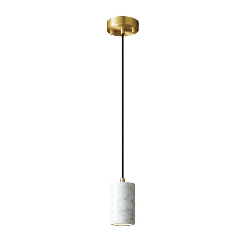 Simple Marble Hanging LED Light