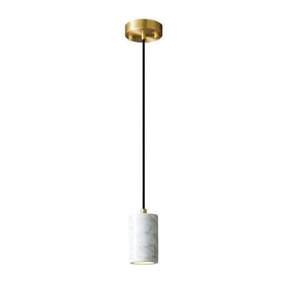 Simple Marble Hanging LED Light