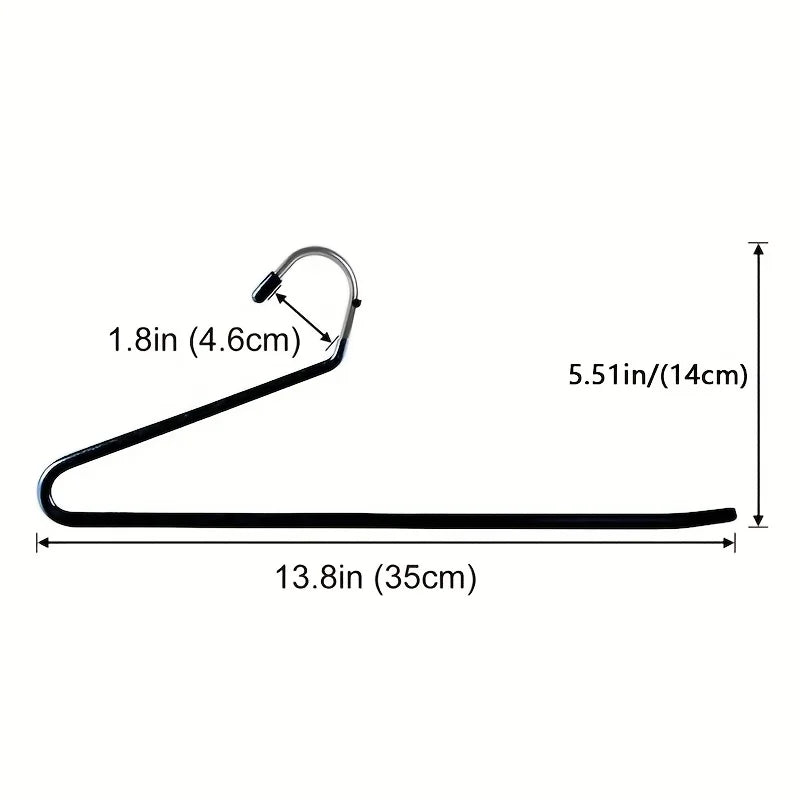 Strong Metal Closet Pants Hangers Space Saver