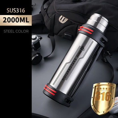 Large Insulated Stainless Steel Water Bottle