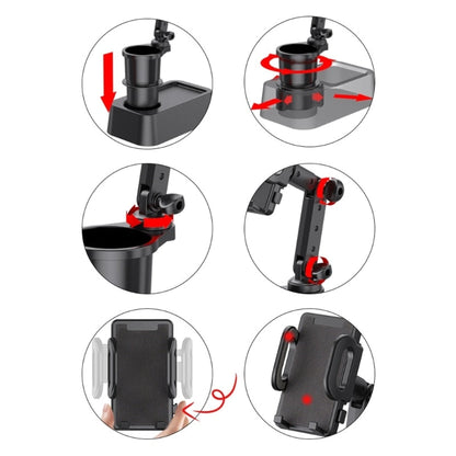 Premium Car Phone Mount Cup Holder Stand