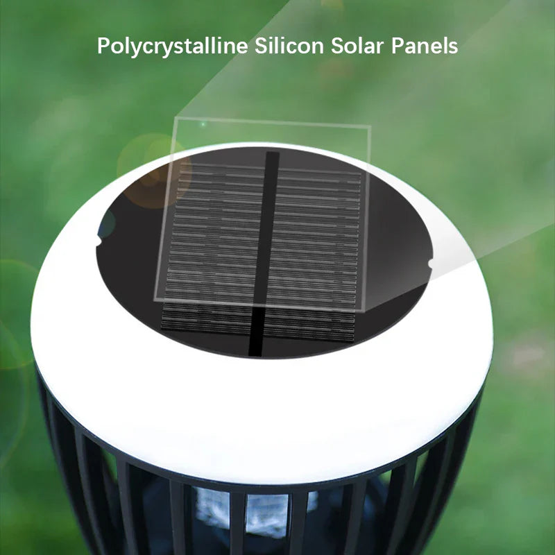 Outdoor Solar Bug Zapper Lamp with UV Light