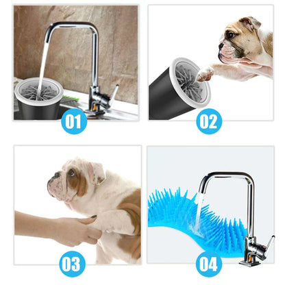 Easy Clean Dog Paw Washer - Portable Pet Foot Cleaner