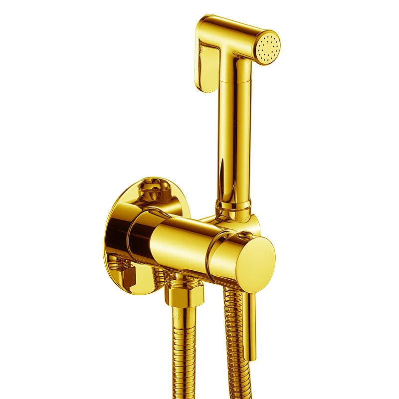 Hygienic Wall Mount Bidet Faucet Set - Fesara