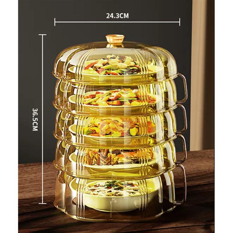 Collapsible Microwave Food Splash Guard