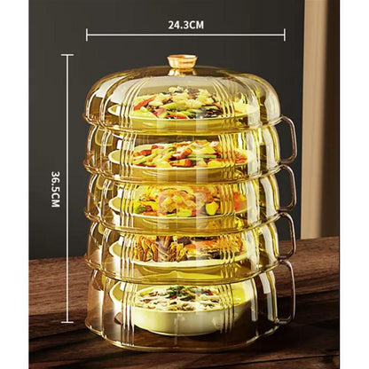Collapsible Microwave Food Splash Guard