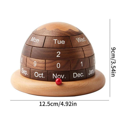 Natural Wood Desk Calendar Block