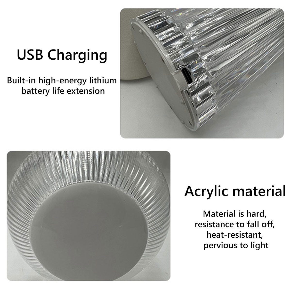 Bright Portable Rechargeable Table Lamp
