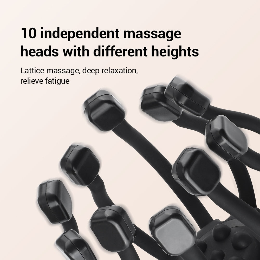 Comforting Wireless Scalp Massager Head Relaxer