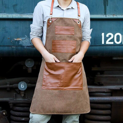 Luxury Genuine Leather Apron Belt