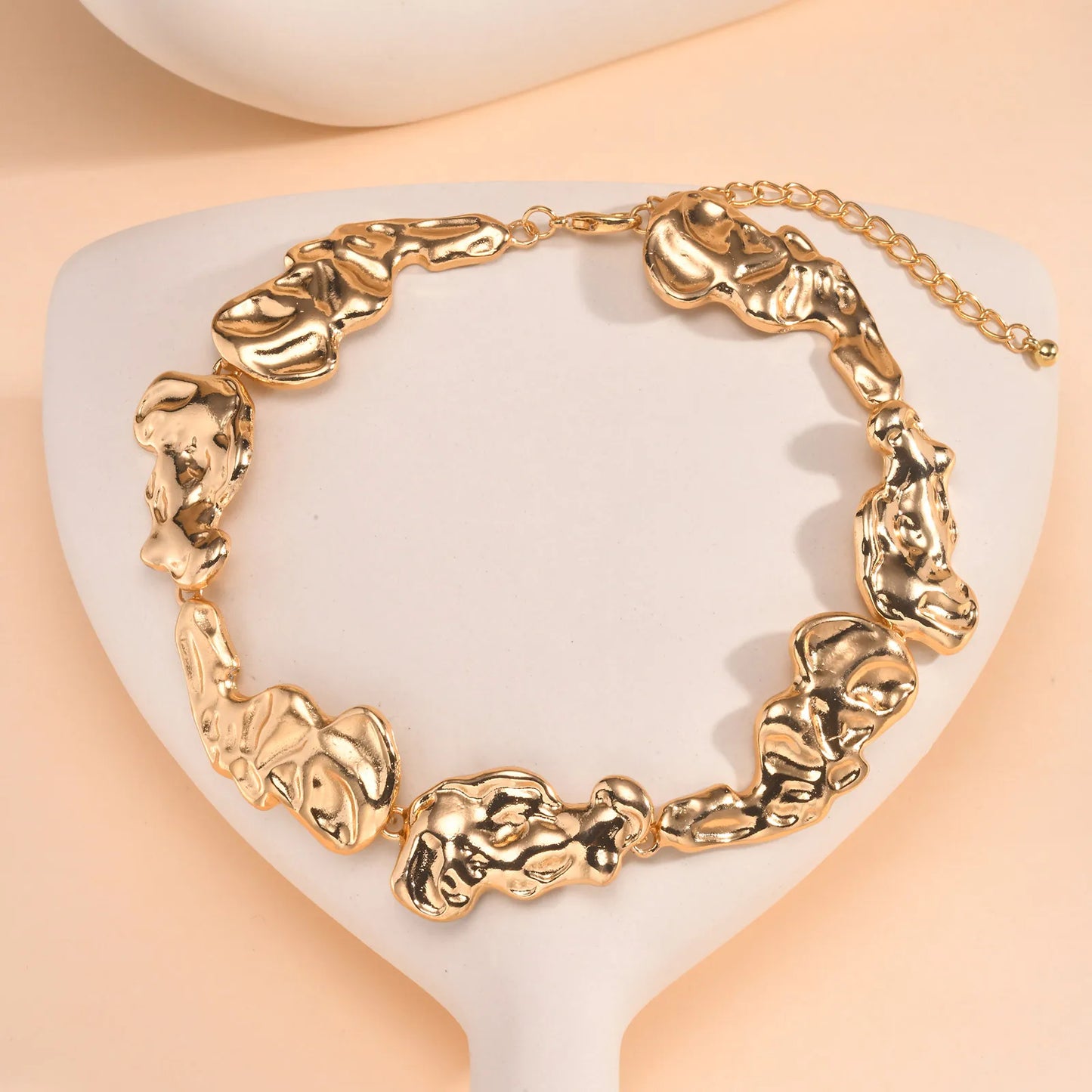 Molten Lava Stone Choker Necklace