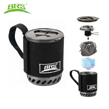 Portable Lightweight Camping Gas Stove with Cooking Pot