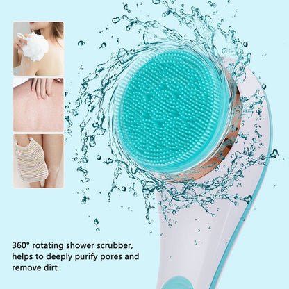 Exfoliating Shower Brush with Rotate Massage Head