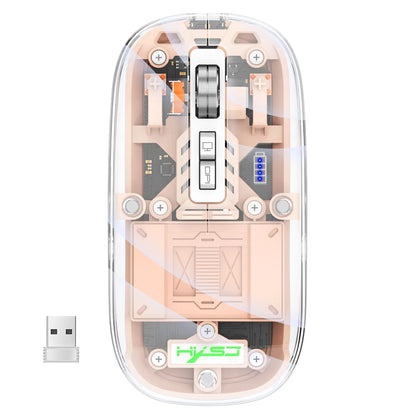Clear Wireless Bluetooth Computer Mouse - Fesara