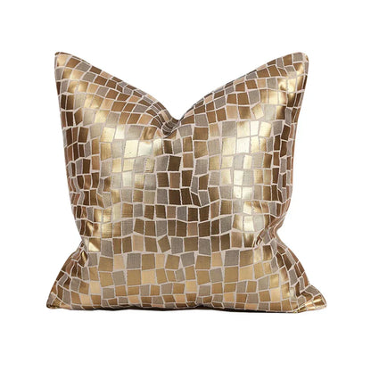 Soft Decorative Pillowcase with Geometric Pattern
