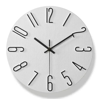 Rustic Wood Wall Clock