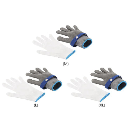 Heavy Duty Metal Mesh Safety Work Gloves