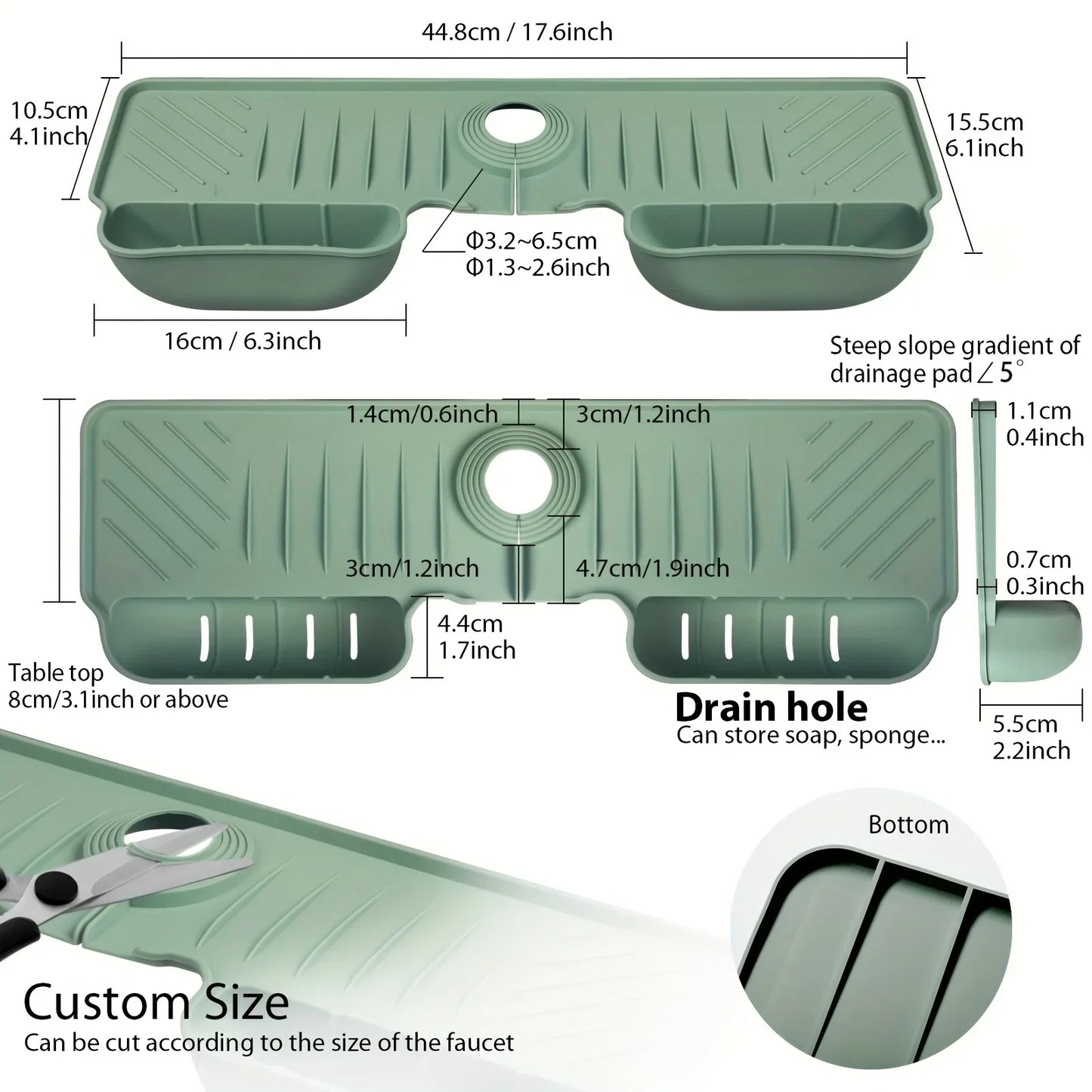 Premium Silicone Dish Drying Mat