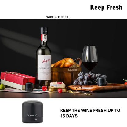 Quick 2-in-1 Wine Bottle Air Pump Opener