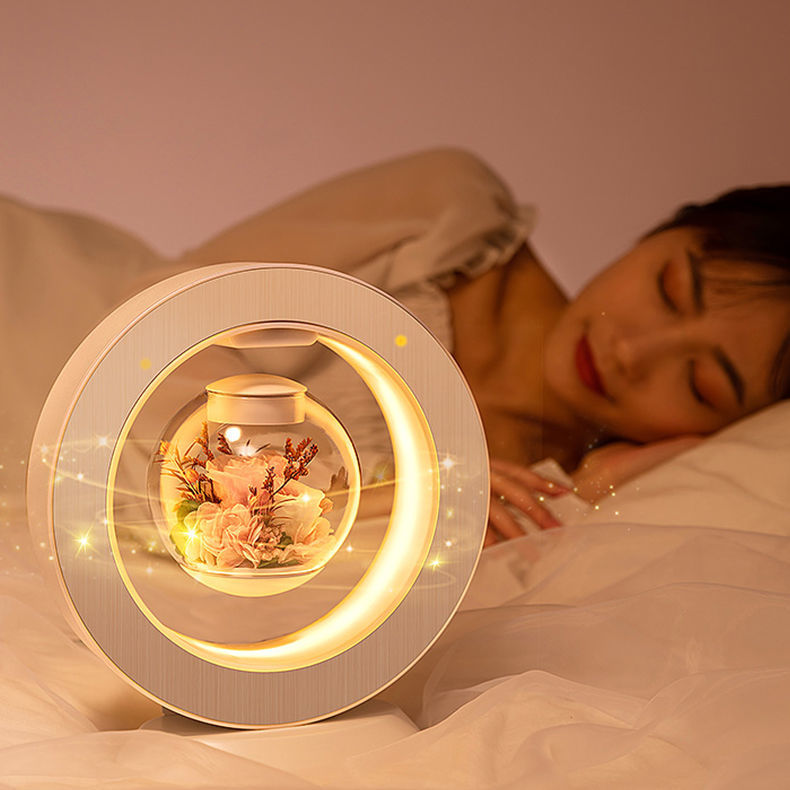 Romantic Floating Rose Table Lamp