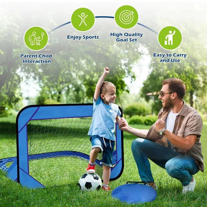 Fun Pop-Up Soccer Goal Set for Kids Outdoor Play