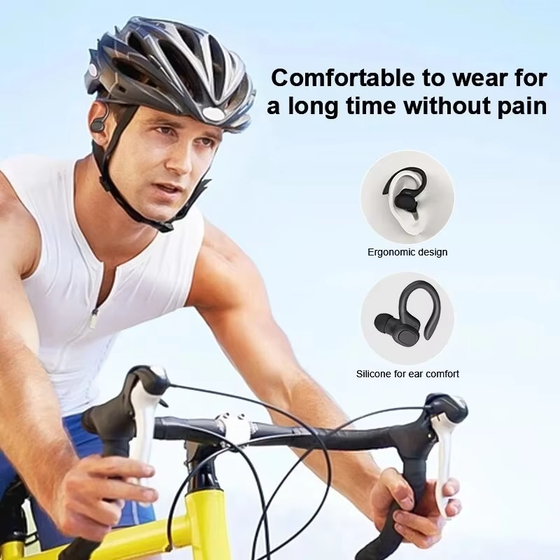 Wireless Sports Earbuds with Mic and Stereo Sound